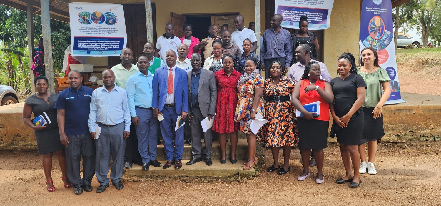Launch and updates of new land project in Kanoni, Kyegonza and Maddu sub-counties , Gomba district 2023